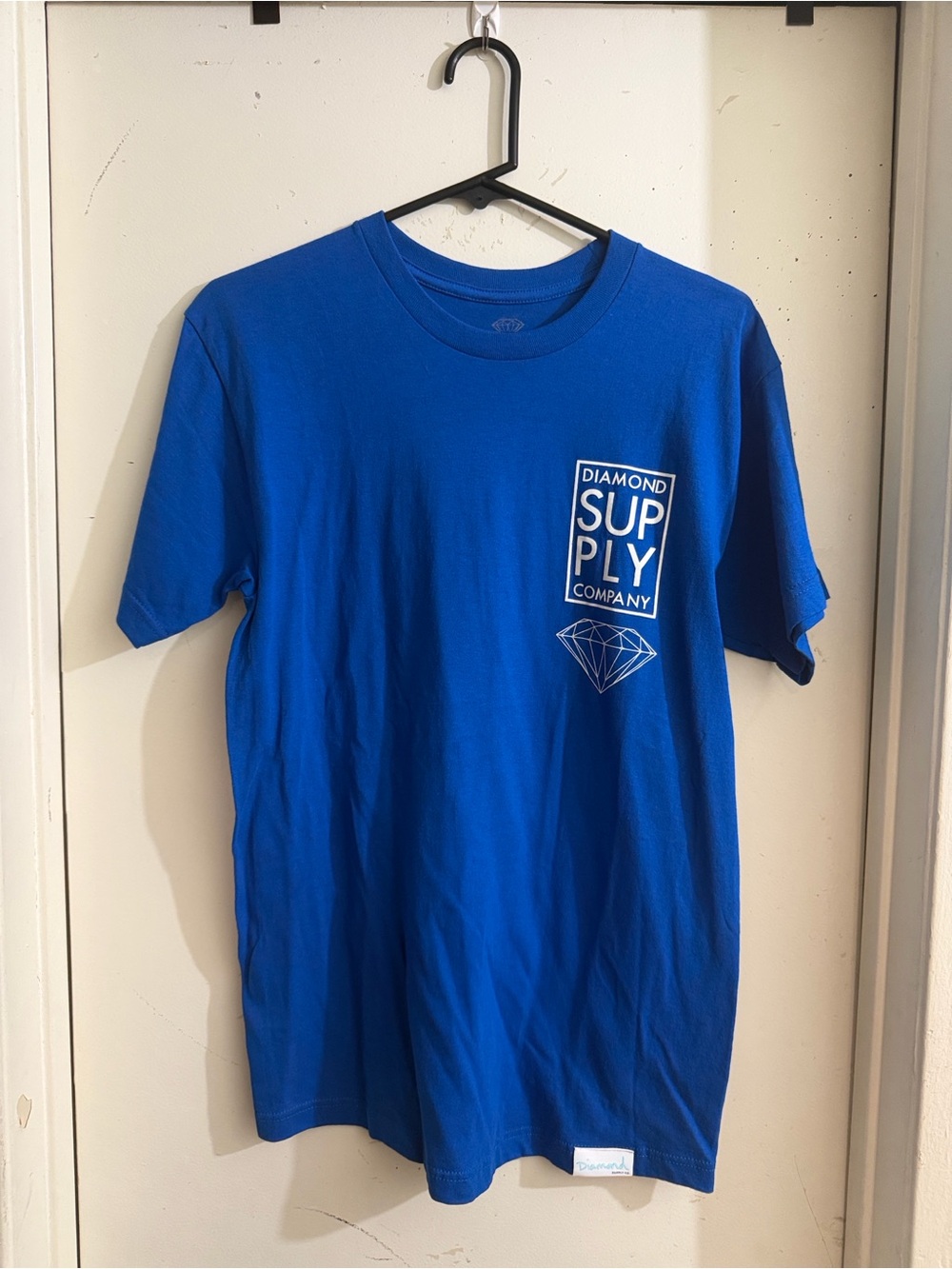 Diamond Supply Co. Bright Blue Chest Logo Short Sleeve Tee